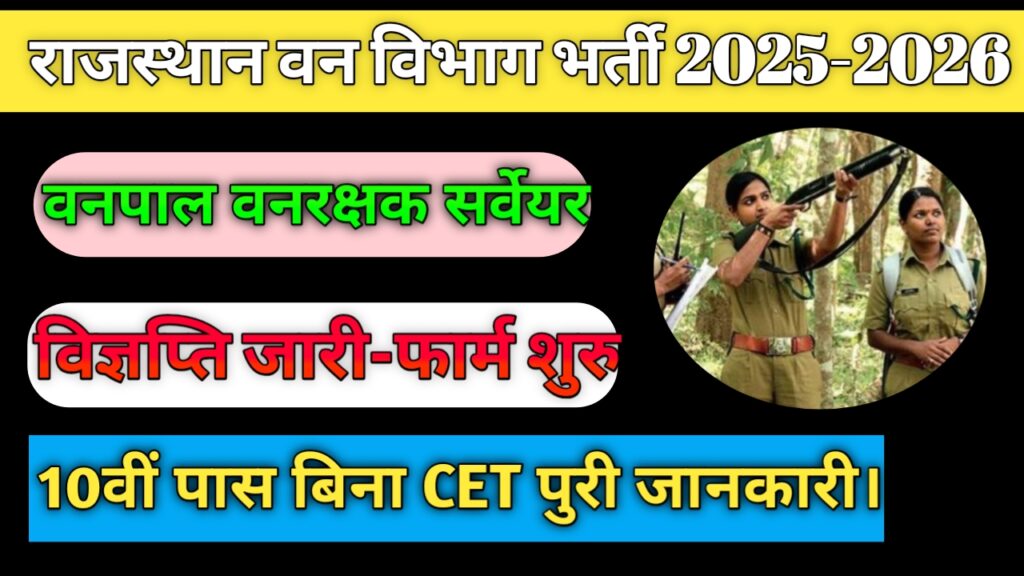 Vanpal Vanrakshak Surveyor Bharti 2025