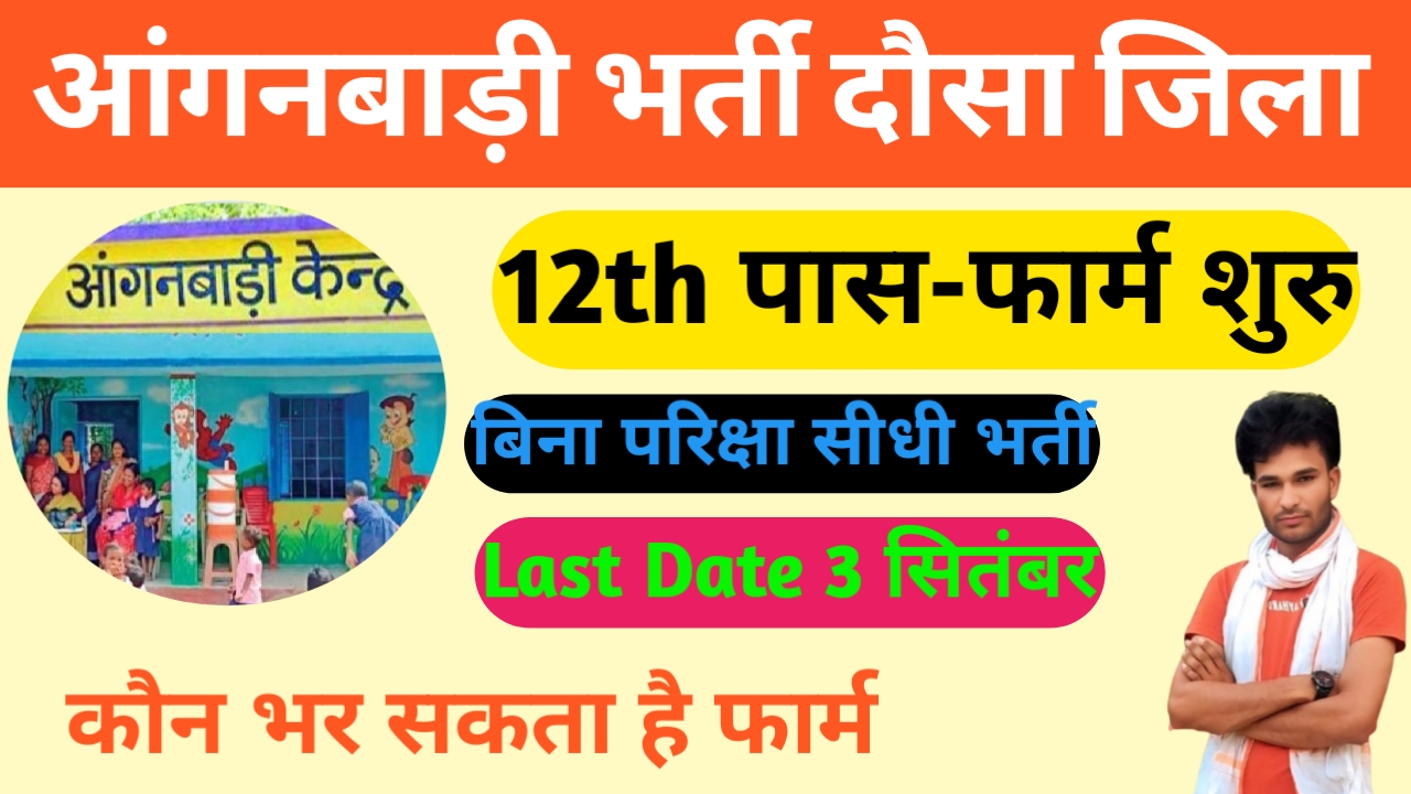 Anganwadi Worker Sahayika Bharti 2025